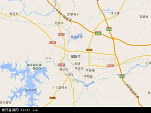 原信阳县乡镇地图