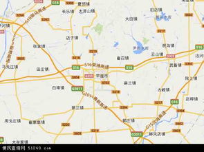 山东平度地图，平度地图图片