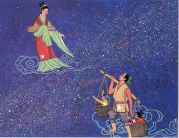 牛郎织女简笔连环画怎么画图片。
