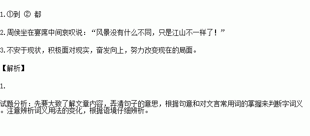 世说新语 言语 31文中过江诸人具体指什么人