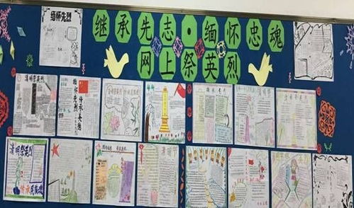 2022清明节缅怀先烈手抄报内容