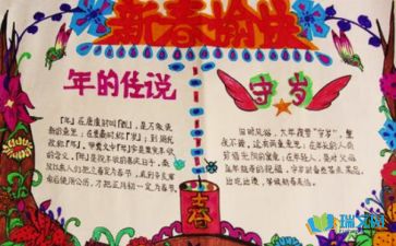 关于春节最有创意的手抄报 春节手抄报