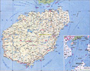 海南省地图