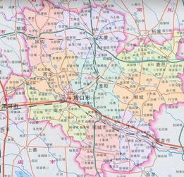 河南周口地图位置，河南周口地图全图高清版本