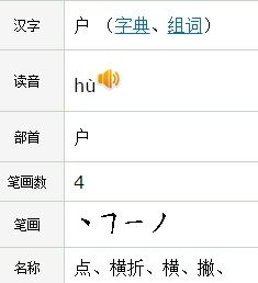 户的笔顺和拼音，皮的笔顺