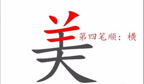 美的拼音笔顺