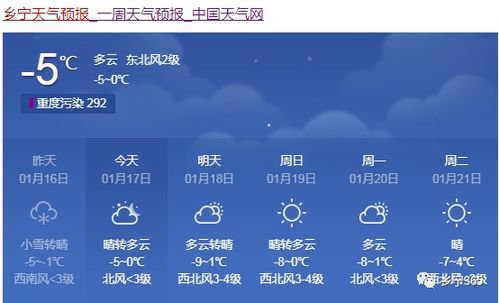 临汾天气预报，乡宁天气预报2345