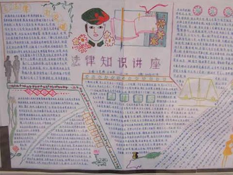 法治手抄报的内容是什么?