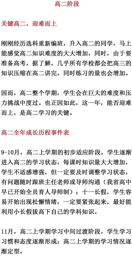 高中三年的学业规划是什么?