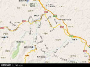 中国地图湖北十堰地图，湖北十堰地图全图高清版
