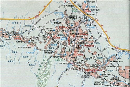 自驾北京一湖北十堰全程高速地图