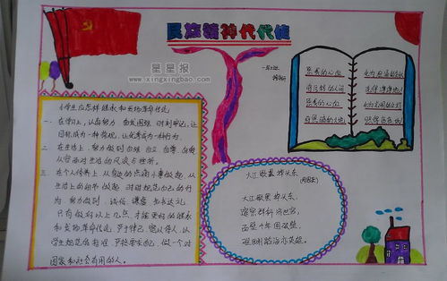 民族精神代代传手抄报简单，民族精神代代传手抄报的内容大全,全都出来