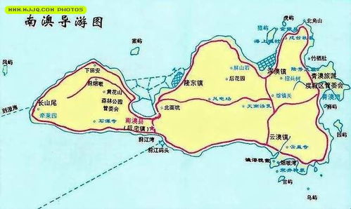 南澳岛地图全图，南澳岛地图景点地图