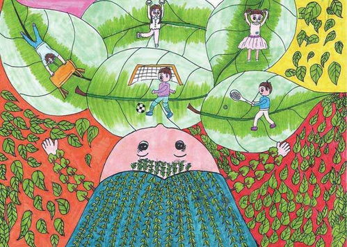 关于环保的画图片大全，关于环保的画画作品