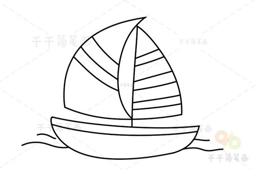 简笔画船怎么画