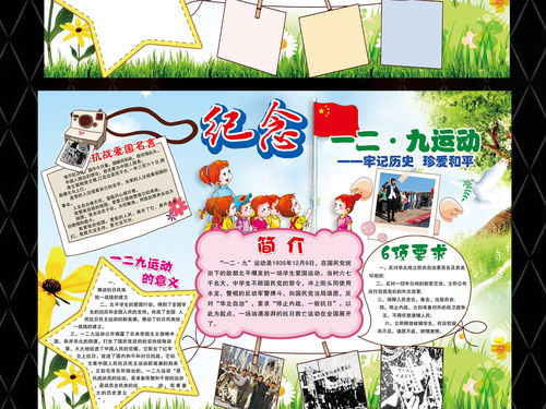 129运动手抄报内容文字简单，129运动手抄报内容图片