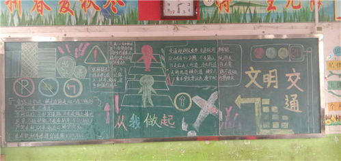 初中生的以安全伴我行为题的黑板报内容