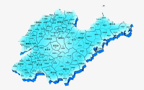 山东地图图片 放大，山东地图图片高清壁纸
