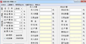 股票计算器 有哪些?