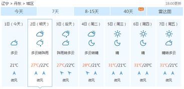 辽宁天气预报查询一周辽宁省一周的天气预报
