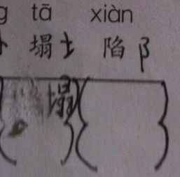 塌组词组词语有哪些呢，塌组词拼音部首