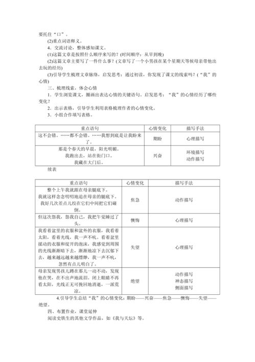 那个星期天教案一等奖，那个星期天教案优秀教案