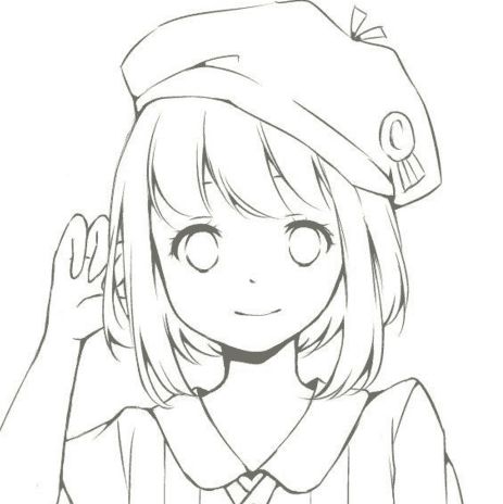 少女简笔画Q版可爱，少女简笔画猫耳