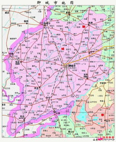 山东聊城到威海乳山的公路地图
