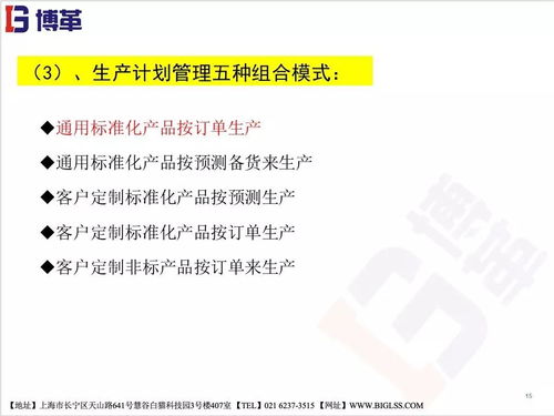 生产管理计划方案