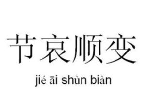 节哀顺变是什么意思