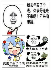 我去年买了个表图片，我去年买了个表类似暗语