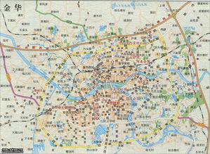 浙江金华地图全图，浙江金华地图浙江省地图