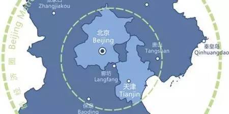 北京经济圈规划图，北京经济圈划分