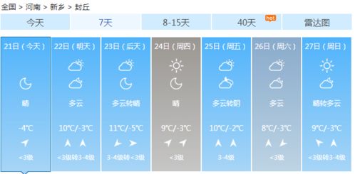 新乡天气预报新乡天气预报15天查询百度一下