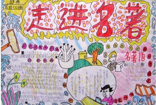 走进名著手抄报内容，走进名著手抄报红楼梦