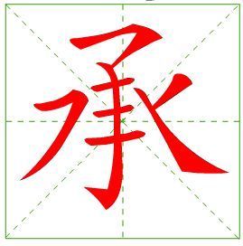 承笔画怎么打，承认的承笔画