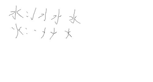 水笔顺拼音，水笔顺笔画顺序表