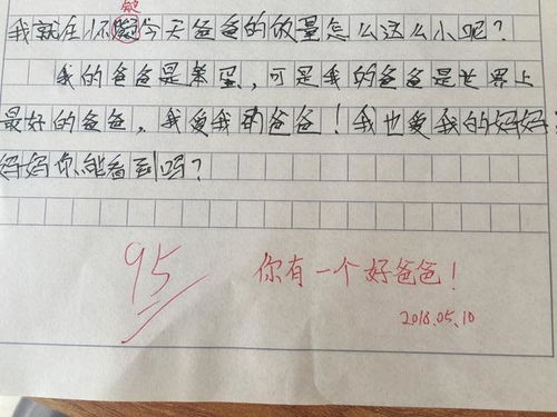 我的爸爸作文二年级，我的爸爸作文四年级