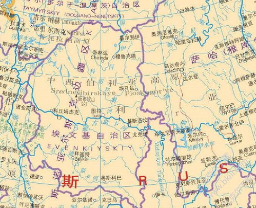 前苏联未解体前的中文版地图,需要清楚一些的,谢谢