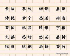 好一些的名字推荐有哪些好听的名字