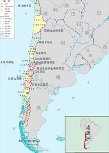 智利在哪里地图，智利在哪里离定安有多远
