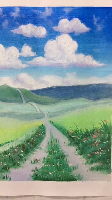 大自然的画儿童画，大自然的画工