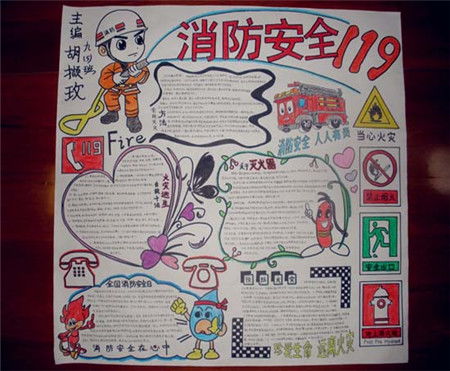 安全主题手抄报