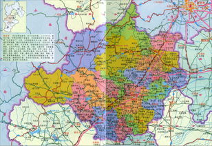 保定地区地图册，保定地区地图全图白