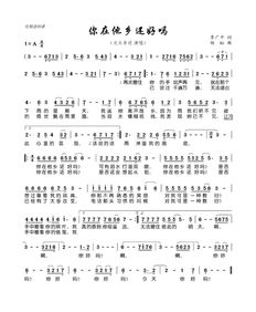 你在他乡还好吗歌词的意思，你在他乡还好吗歌词原唱