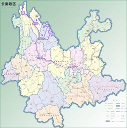 云南旅游地图说明云南旅游地图