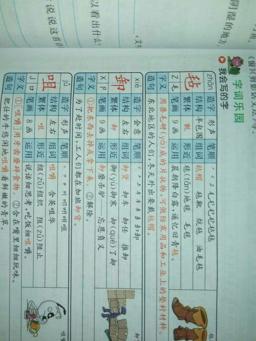 袄、寻、羞、姑、遮、掩、探、嫩、符、解、触、杜、鹃你们可以组什么