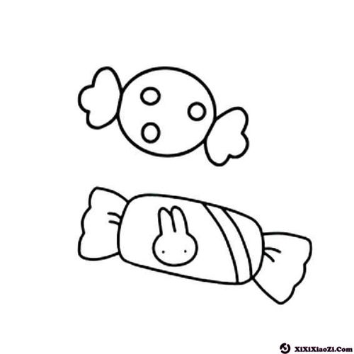 糖果怎么画简笔画