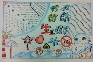 珍爱生命预防溺水手抄报简单好看，防溺水手抄报简单好看2年级