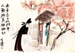 崔护《题都城南庄》